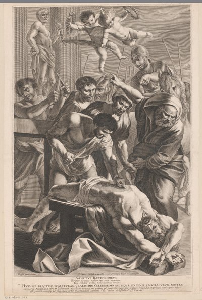 Martelaarschap van de Heilige Bartholomeus door Jean Couvay