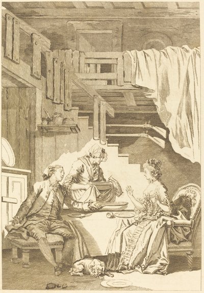 De Valk door Jean Dambrun and Jean Baptiste Tilliard after Jean Honoré Fragonard