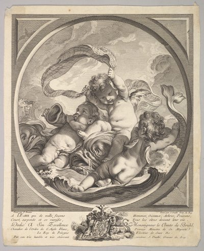 Water, ca. 1748 door Jean Daullé