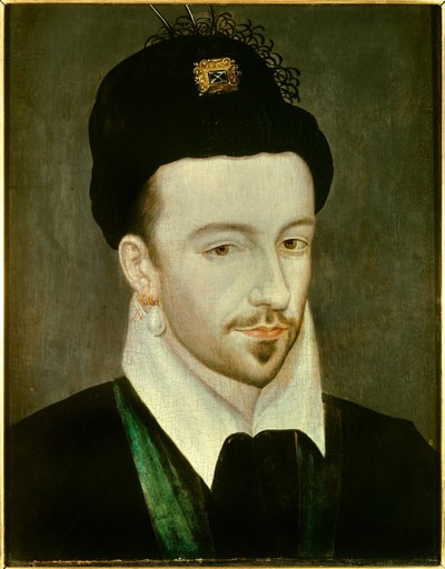 Portret van koning Henri III van Frankrijk (1551-1589) door Jean Decourt