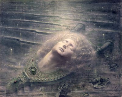 Orpheus door Jean Delville