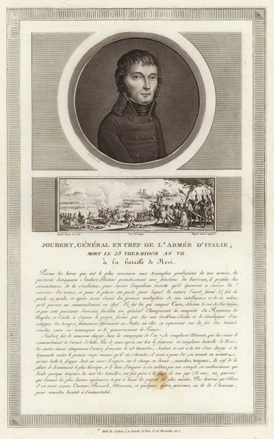 Portret van Barthelemy Catherine Joubert door Jean Duplessi Bertaux