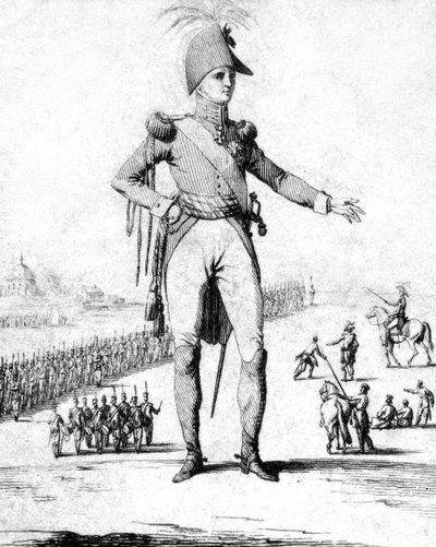 Alexander I van Rusland, keizer van Rusland, begin 19e eeuw door Jean Duplessis Bertaux