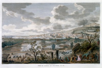 De verovering van Napels, 2 Pluviose, jaar 7, 23 januari 1799 door Jean Duplessis Bertaux