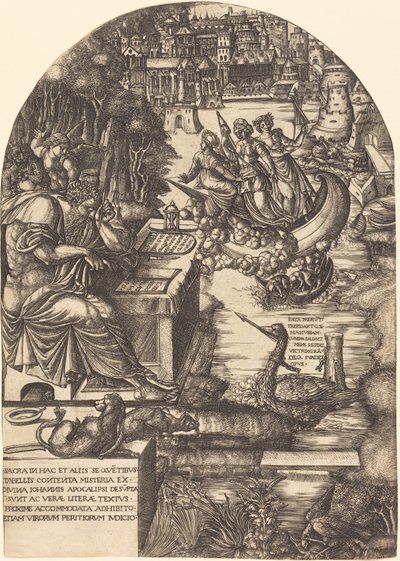 Jean Duvet als Sint Jan de Evangelist door Jean Duvet