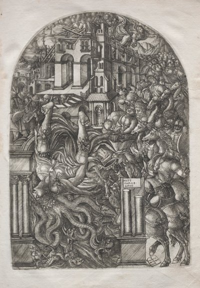 De Apocalyps: De val van Babylon door Jean Duvet