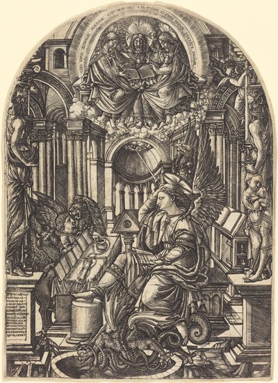 De openbaring van Sint Jan de Evangelist door Jean Duvet