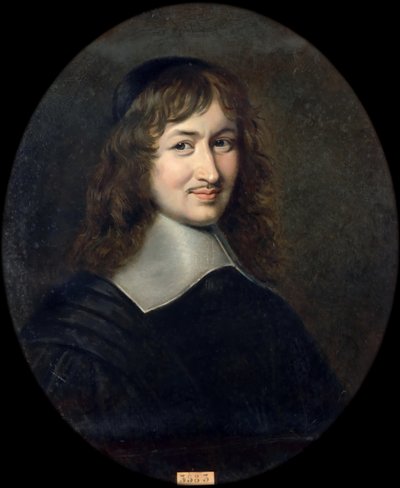 Portret van Nicolas Fouquet 1615-1680 door Jean Edouard Lacretelle