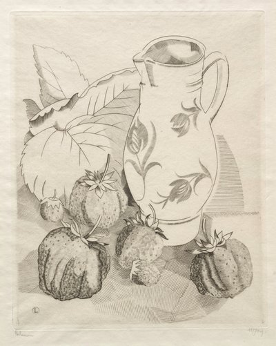 Aardbeien door Jean Emile Laboureur