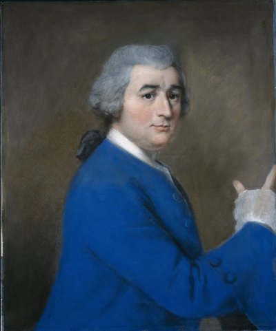 David Garrick in Hoge Overjas door Jean Étienne Liotard
