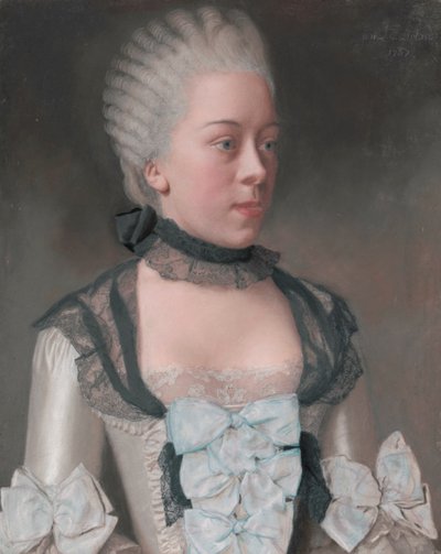 Hillegonda Schuyt, door Jean-Etienne Liotard door Jean Étienne Liotard
