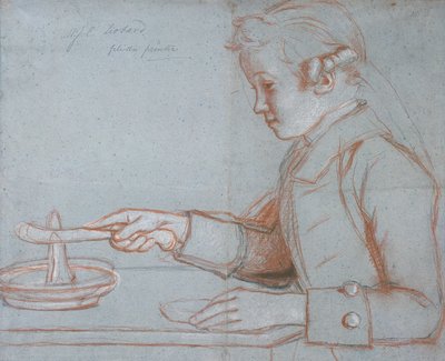 Jean Etienne Liotard, de zoon van de kunstenaar aan het ontbijt, c.1770 door Jean Étienne Liotard