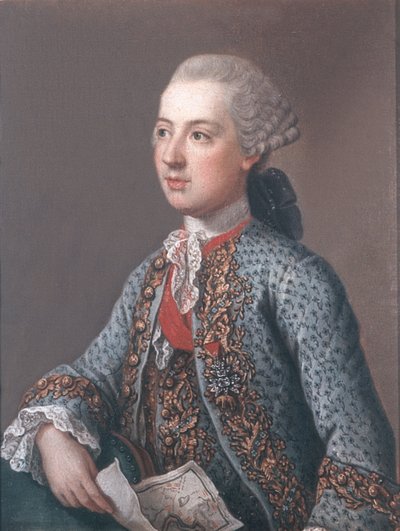 Jozef II (1741-90) Heilige Roomse Keizer en Koning van Duitsland, 1762 door Jean Étienne Liotard