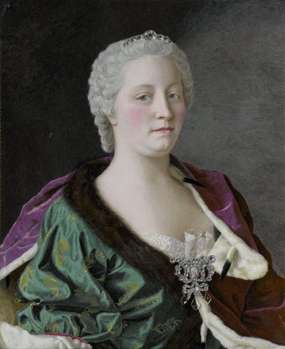 Maria Theresia keizerin van Oostenrijk, koningin van Hongarije en Bohemen door Jean Étienne Liotard