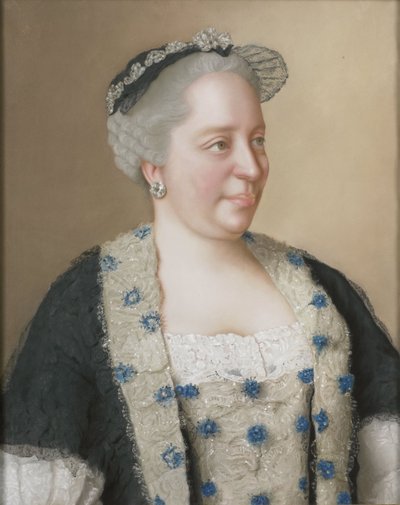 Portret van Keizerin Maria Teresa van Oostenrijk (1717-1780) door Jean Étienne Liotard