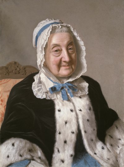 Portret van Marthe Marie Tronchin door Jean Étienne Liotard