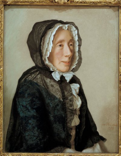 Portret van mevrouw Tronchin door Jean Étienne Liotard
