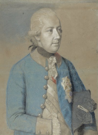 Portret van Joseph II van Oostenrijk (1741-90), Rooms-Duits keizer en later koning van Hongarije en Bohemen door Jean Étienne Liotard