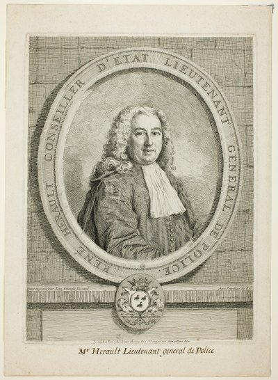 René Hérault door Jean Étienne Liotard