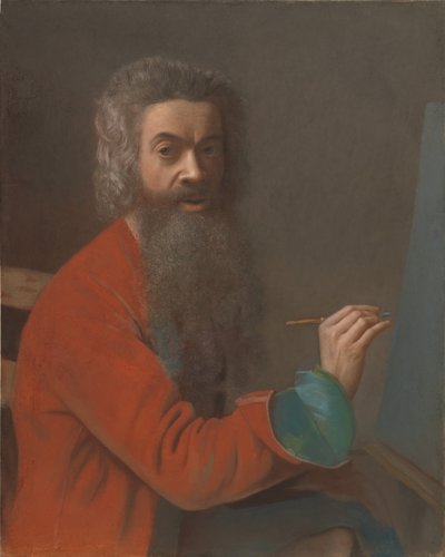 Zelfportret in Turkse kleding door Jean Étienne Liotard