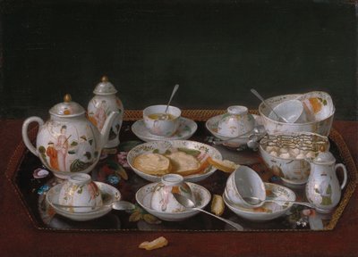 Stilleven: Theeservies door Jean Étienne Liotard