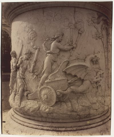 Versailles, Ontvoering van Proserpine door Pluto door Girardon, (detail) door Jean Eugène Auguste Atget