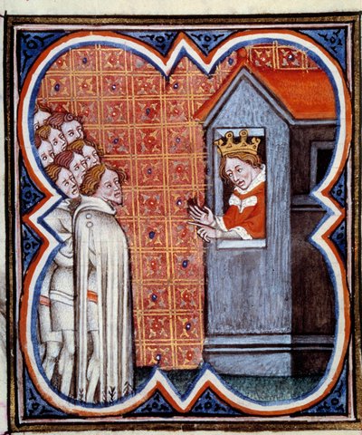 Karel II de slechte koning van Navarra door Jean Fouquet