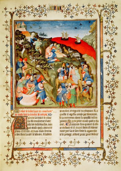 Ms Fr.247 f.25 Het Verhaal van Jozef, illustratie, uit 
