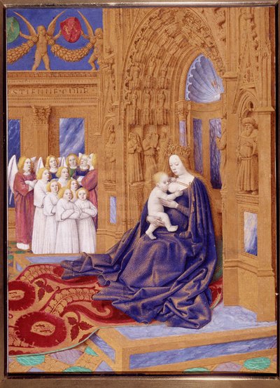 De Maagd met het Kind door Jean Fouquet