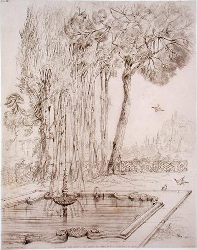 Sierfontein in Serai-tuin, Constantinopel, uit 
