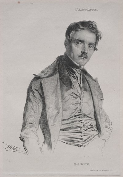 Antoine-Louis Barye door Jean Francois Gigoux