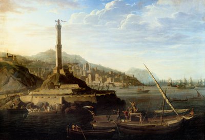 Napoleontische oorlog: Intocht in Genua van het Franse leger onder bevel van generaal Miollis op 24 juni 1800 door Jean Francois Hue