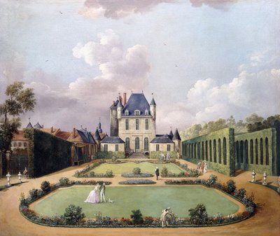 Zichten op het Kasteel de Mousseaux en zijn Tuinen door Jean Francois Hue