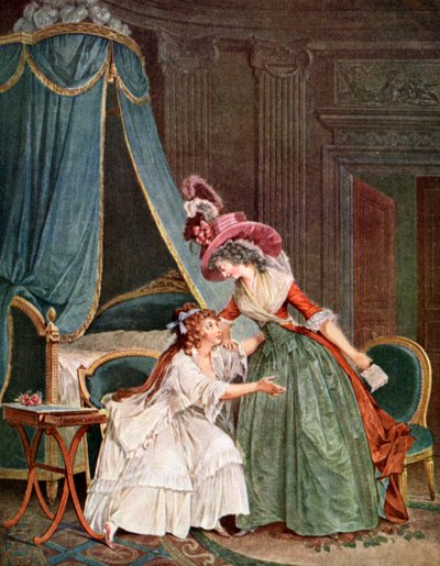 De Indiscretie, 1788, 1929 door Jean Francois Janinet