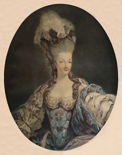 Marie Antoinette, koningin van Frankrijk, 1777, 1913 door Jean Francois Janinet