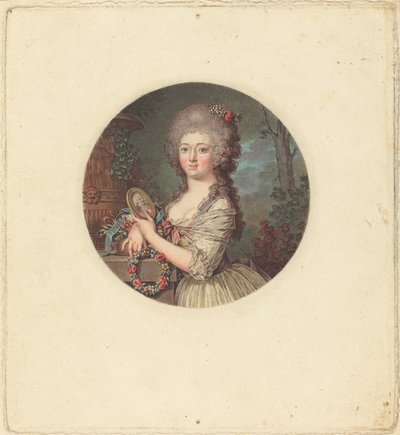 Portret van een Jonge Prinses door Jean Francois Janinet