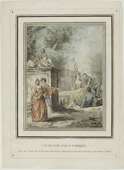 Het komische rendez-vous door Jean Francois Janinet