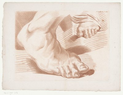 Twee voeten door Jean Francois Janinet