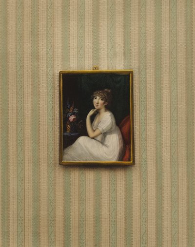 Portret van Koningin Caroline, vrouw van Koning George IV door Jean Francois Marie Huet Villiers