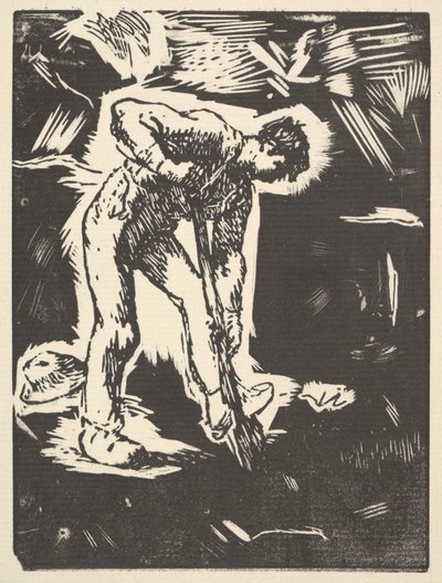 Graver, 1863 door Jean Francois Millet