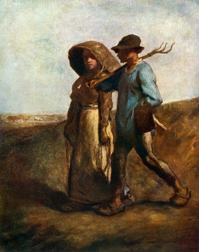 Naar het werk gaan door Jean Francois Millet