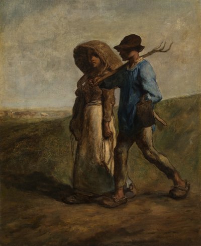 Op Weg naar Werk, c.1850-51 door Jean Francois Millet