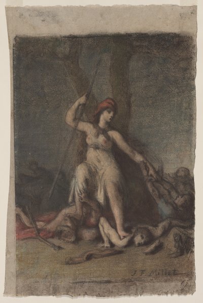 Vrijheid door Jean Francois Millet