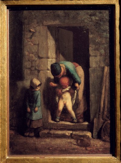 Moederlijke voorzorg door Jean Francois Millet