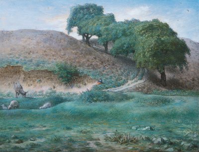 Pad met kastanjebomen bij Cusset door Jean Francois Millet