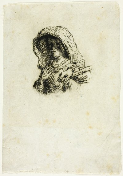 Boeren op weg naar het werk door Jean Francois Millet