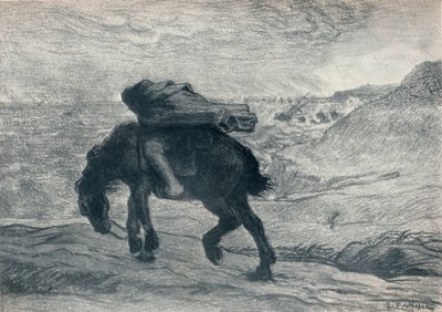 Phoebus et Boree, 19e eeuw door Jean Francois Millet