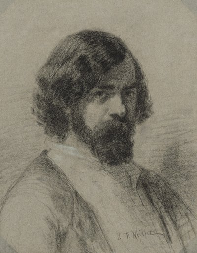 Portret van Narcisse Virgile Diaz de la Peña door Jean Francois Millet