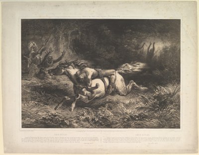 Simon Butler Indian Trails, vol. II, 1852 door Jean Francois Millet