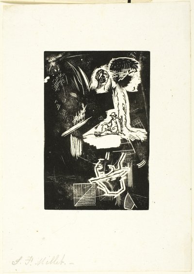 Schetsen door Jean Francois Millet